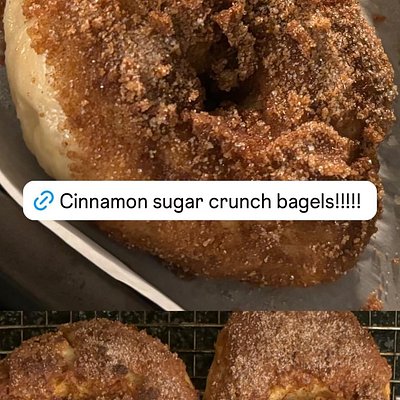 4 Pack Sourdough Cinnamon Crunch Bagel
