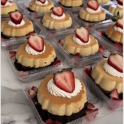 Mini Choco flanes Or Cake Flan 
