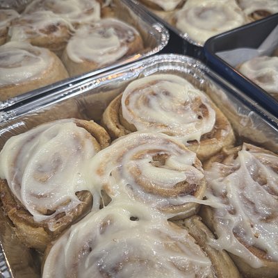 Sourdough Cinnamon Rolls 8in Pan