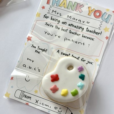 Teacher Appreciation Thank You Card Sleeve