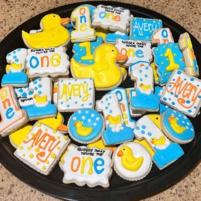 Decorated Cookies (not individually bagged,$36 Per Doz)