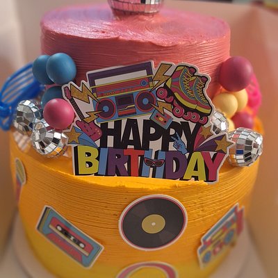 Custom 4 Layer 2 Tier (2 colors & Sprinkles)