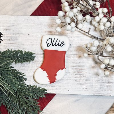 Christmas Stocking - Personalized Cookies