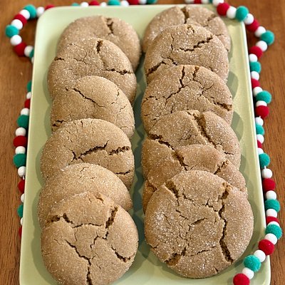 One Dozen (Regular Size) Ginger Spice Cookies 