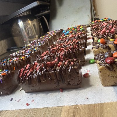 Brownie With Strawberry Topping ❤️