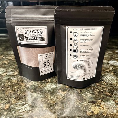 Zero Sugar Brownie In A Mug Spell | Single Serve Brownie Mix