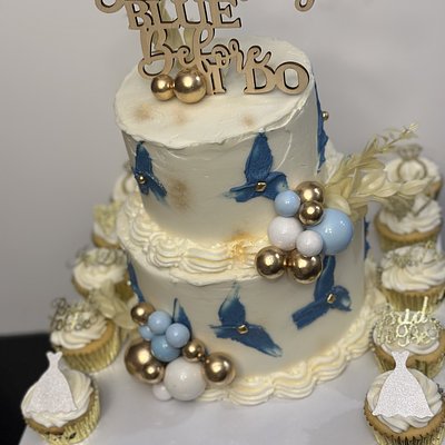 2 Tier Custom Cake 6 And 8 Inch 