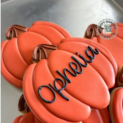 Personalized Large Pumpkin