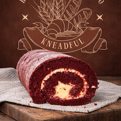 Red Velvet Cream Cheese Roll 