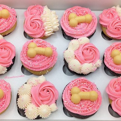 Bachelorette Party Cupcakes 
