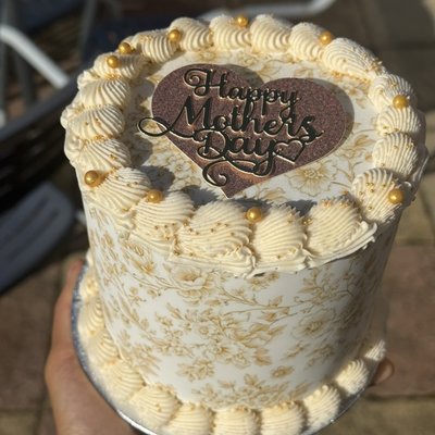 Fine China Print Cake  
