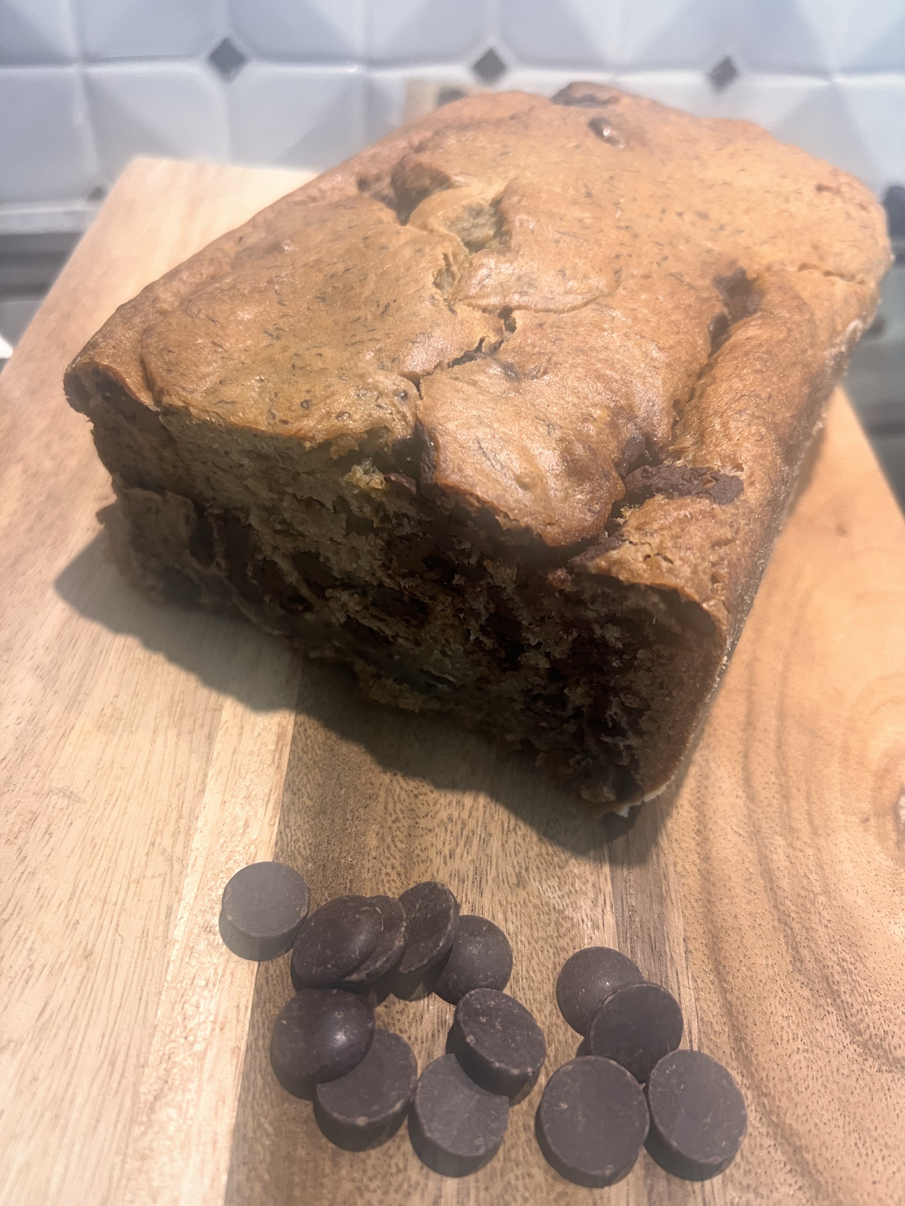 Organic Chocolate Banana Bread Loaf