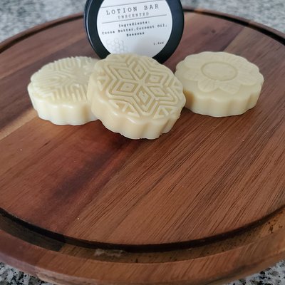Lotion Bar with Tin(unscented) 