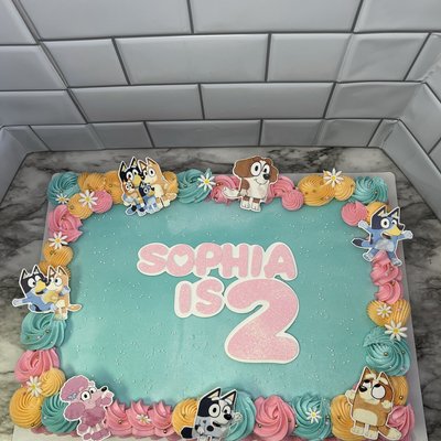 1/2 Sheet Cake
