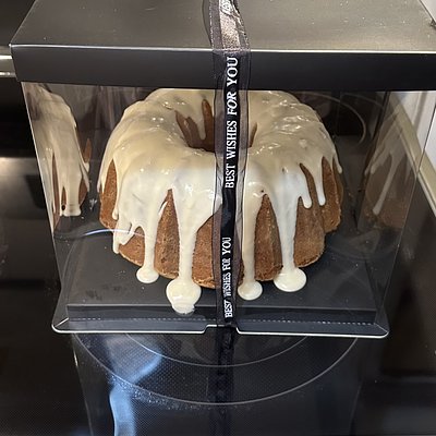 Cream Cheese Pound Cake With Glaze