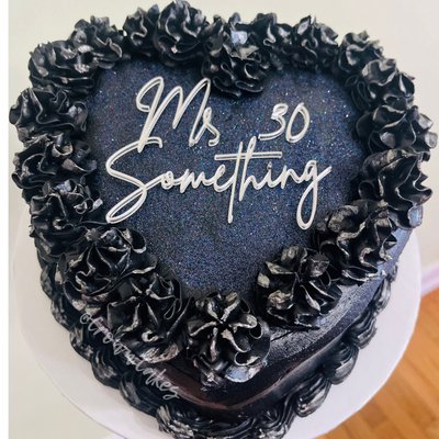 Custom Heart Cake