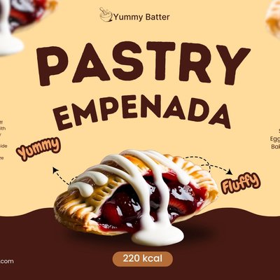 Strawberry Filled Pastry Empenada
