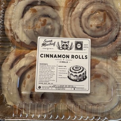 4 Pack Of Cinnamon Rolls 