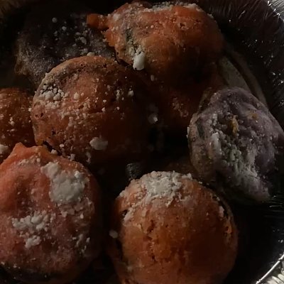 Pink & Purple Fried Oreos