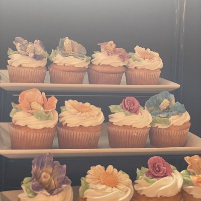 Floral Assorted Cupcakes 