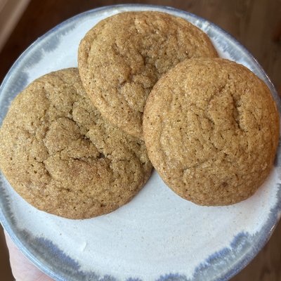 Pumpkin Cookies With Spiced Sugar