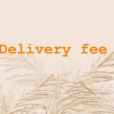 Delivery Fee 