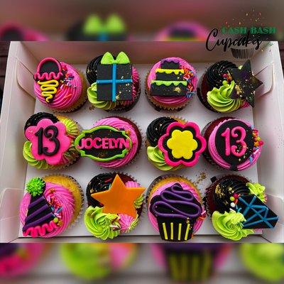 Glow N’ The Dark Cupcakes