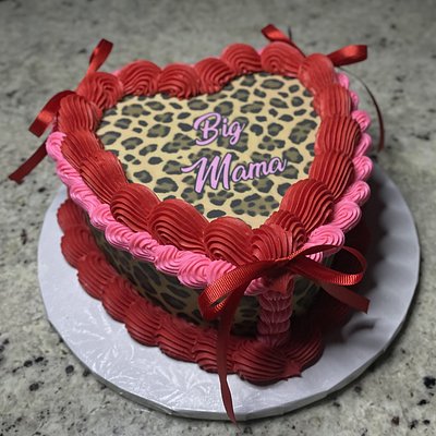 8” Heart Cake