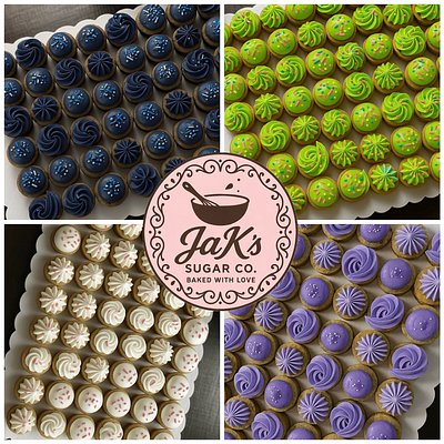 12 Bite Size Cookie Cakes