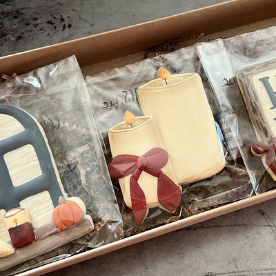 Let’s Get Cozy At Home 3 Piece Sugar Cookie Set