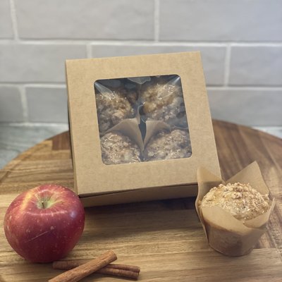Caramel Apple Sourdough Muffins (pack of 4)