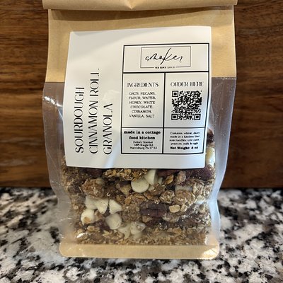 Cinnamon Roll Sourdough Granola 