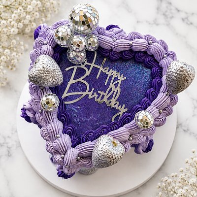 8” Heart Cake 