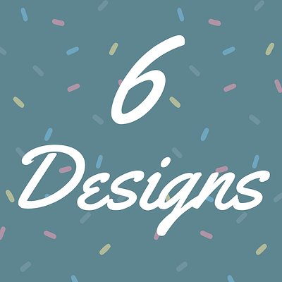 1 Dozen (6 Designs)