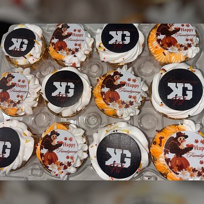 Thanksgiving Cupcakes 12 Regular 