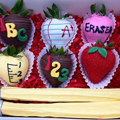 Chocolate Covered Strawberries & Pretzels 