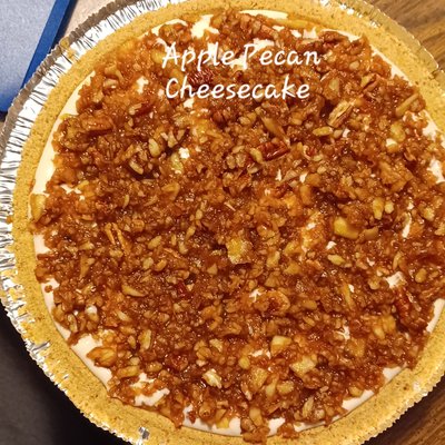 Apple Pecan Cheesecake 