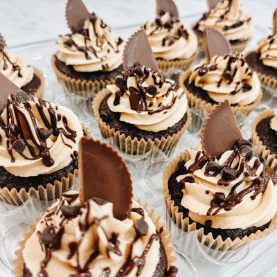 Chocolate Peanut Butter Cupcakes 