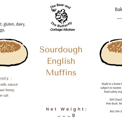 Sourdough English Muffins