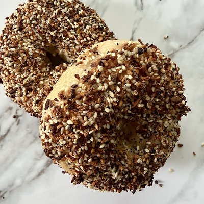 Sourdough Everything Bagels
