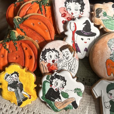 Holloween Dental Sugar Cookies 