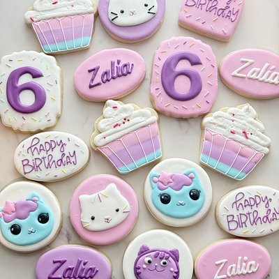 Butter Sugar Cookies W/Royal Icing (Custom Theme)