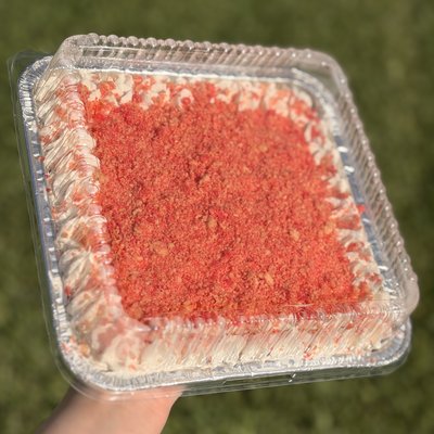 Strawberry Crunch Tres Leches Cake (8x8 Pan)