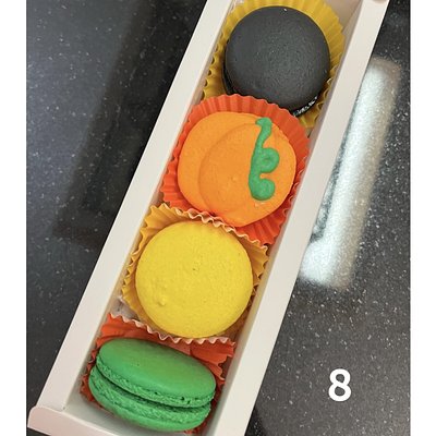 October Themed Macaron Box 