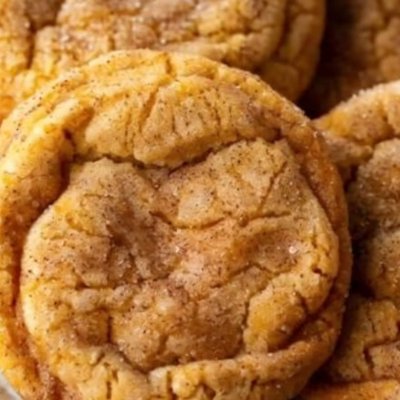 Large Pumkin Snickerdoodle Cookies