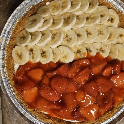 Strawberry/Banana Torte