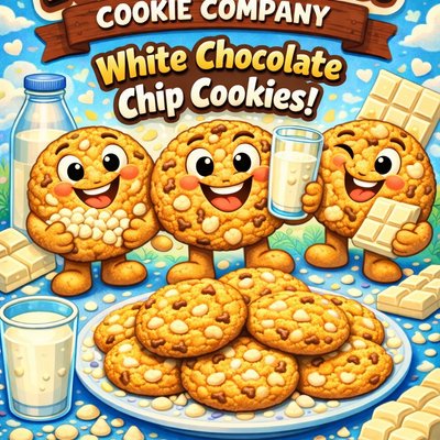 White Chocolate Chip Cookies 