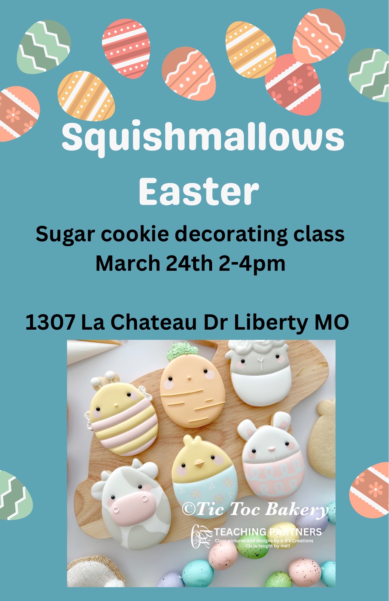 Easter Squishmallows Cookie Decorating Class