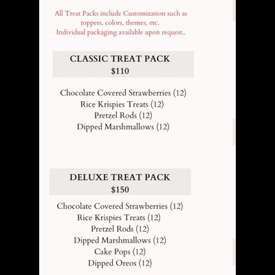 Treat Packages