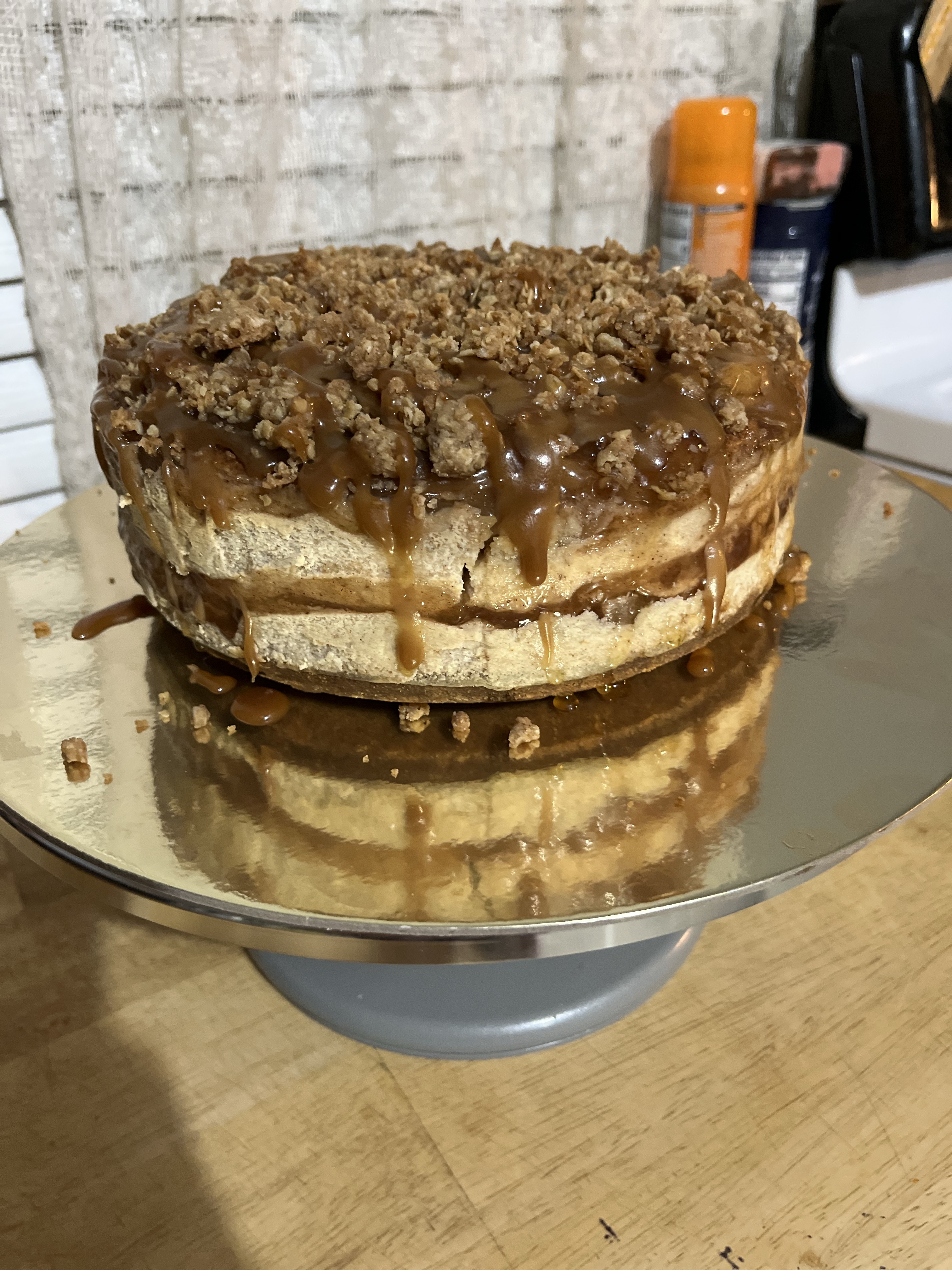 Caramel Apple Cheesecake 